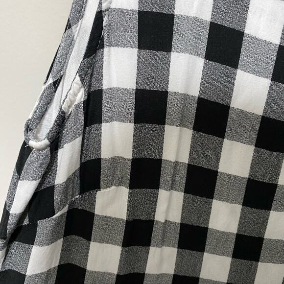 Unbranded Gingham Dress SIZE SMALL Gingham Check Sleeveless Mini Prairie Style - Picture 3 of 7
